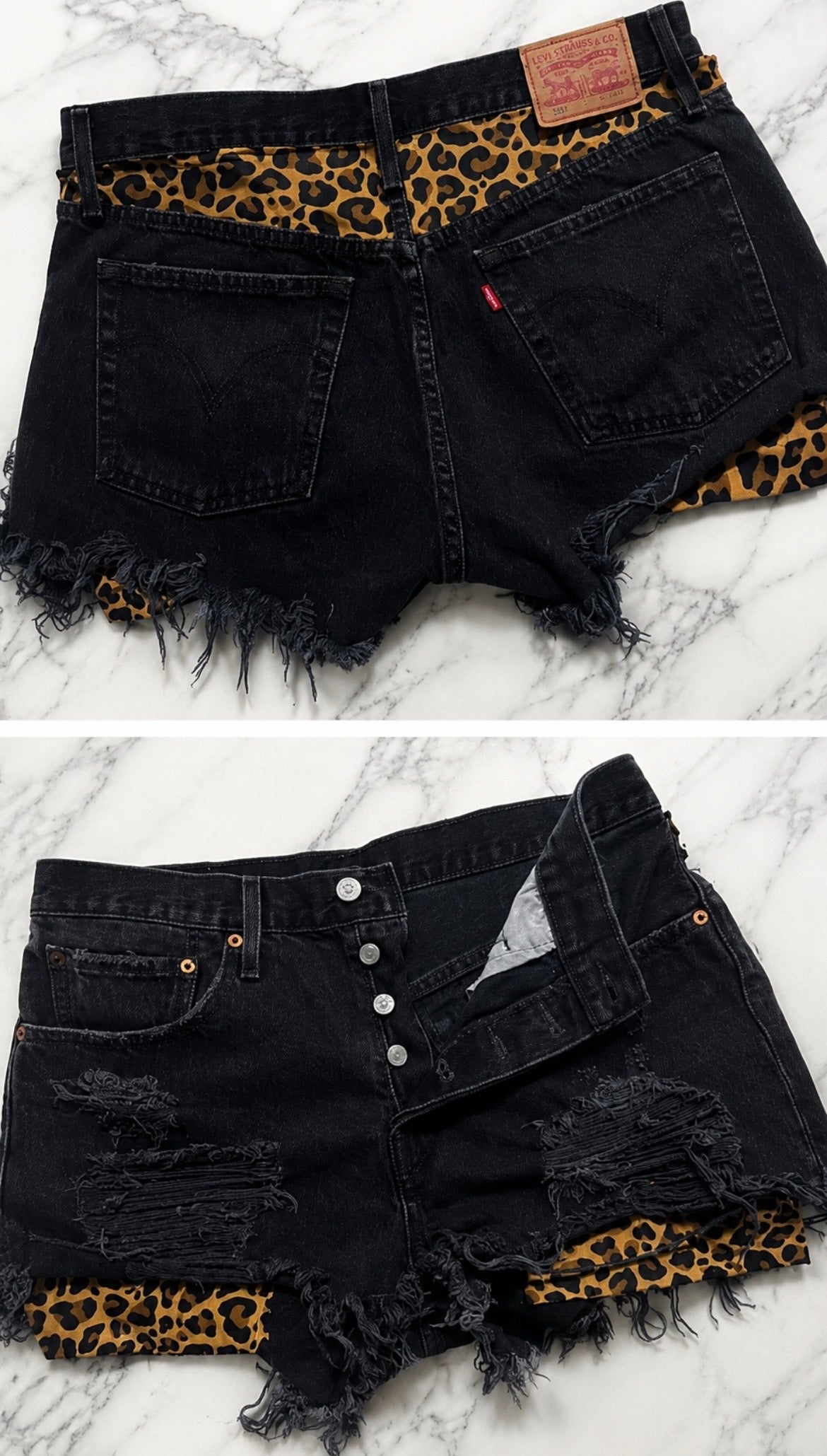 Custom Leopard Shorts