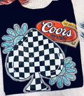 Spade Checkered Coors Western
Graphic Tee