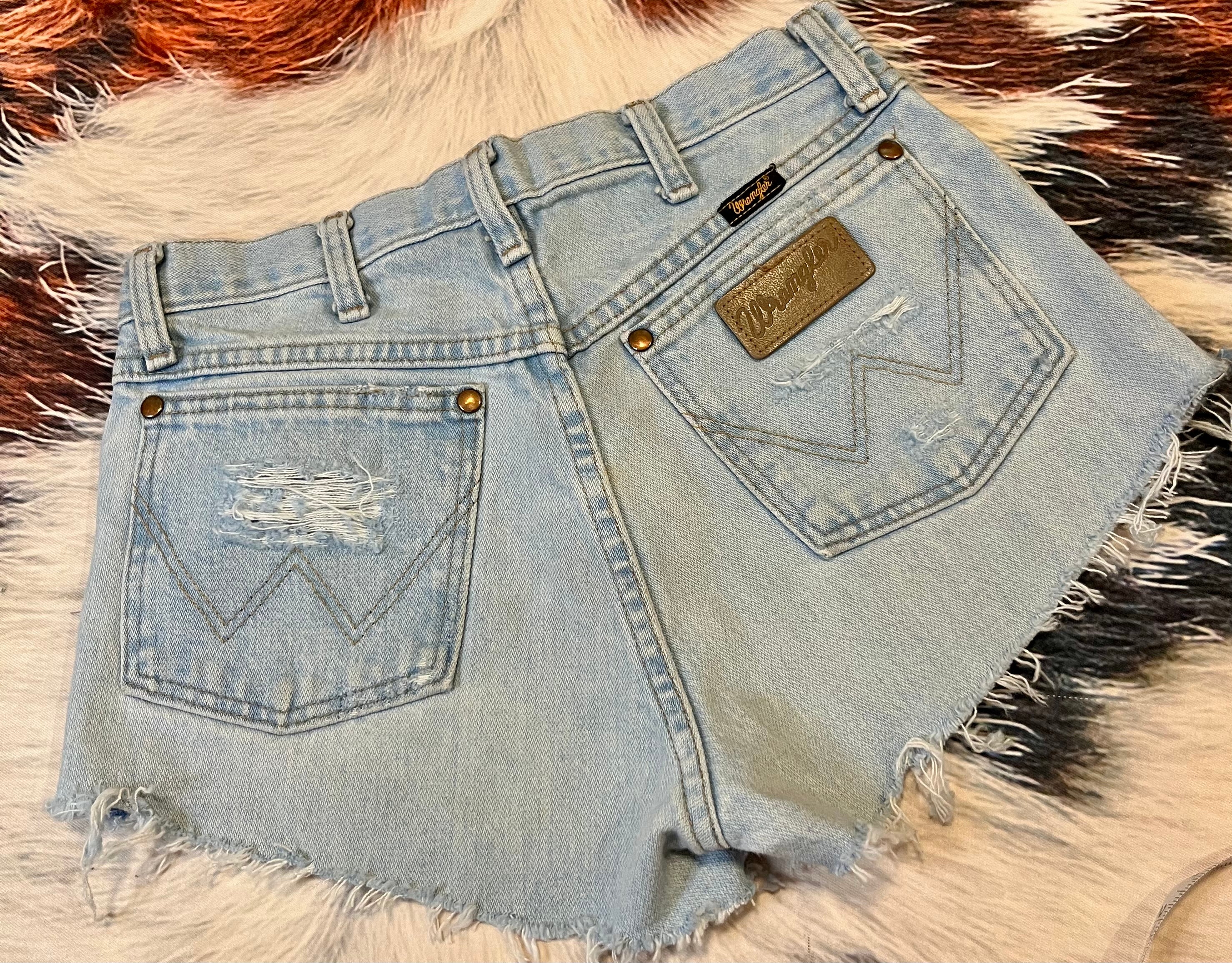 Vintage Distressed Wrangler Shorts