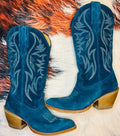 Idyllwind Blue Suede Boots