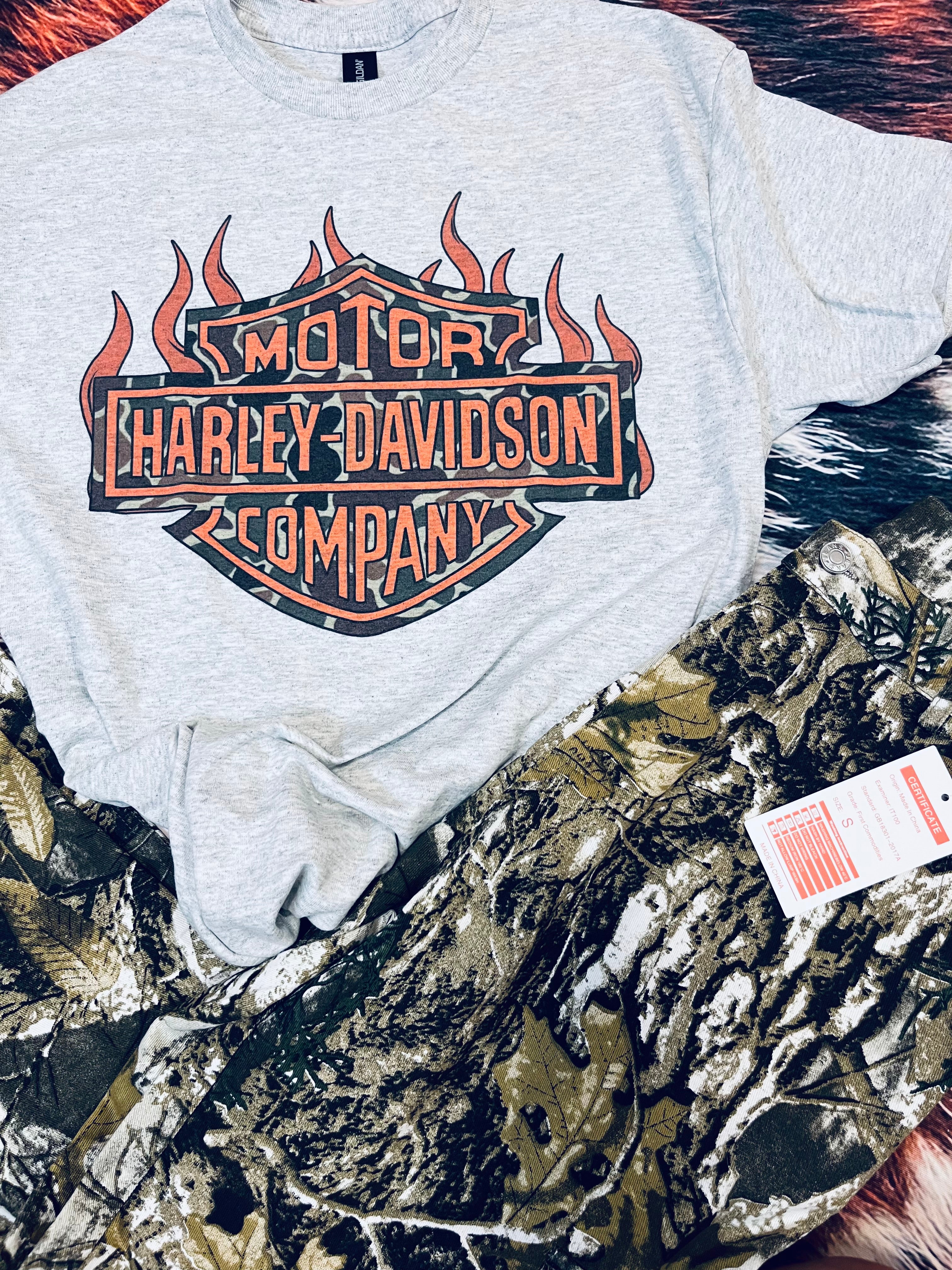Camo Harley Tee