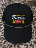 Negative F**ks Given Custom Hat