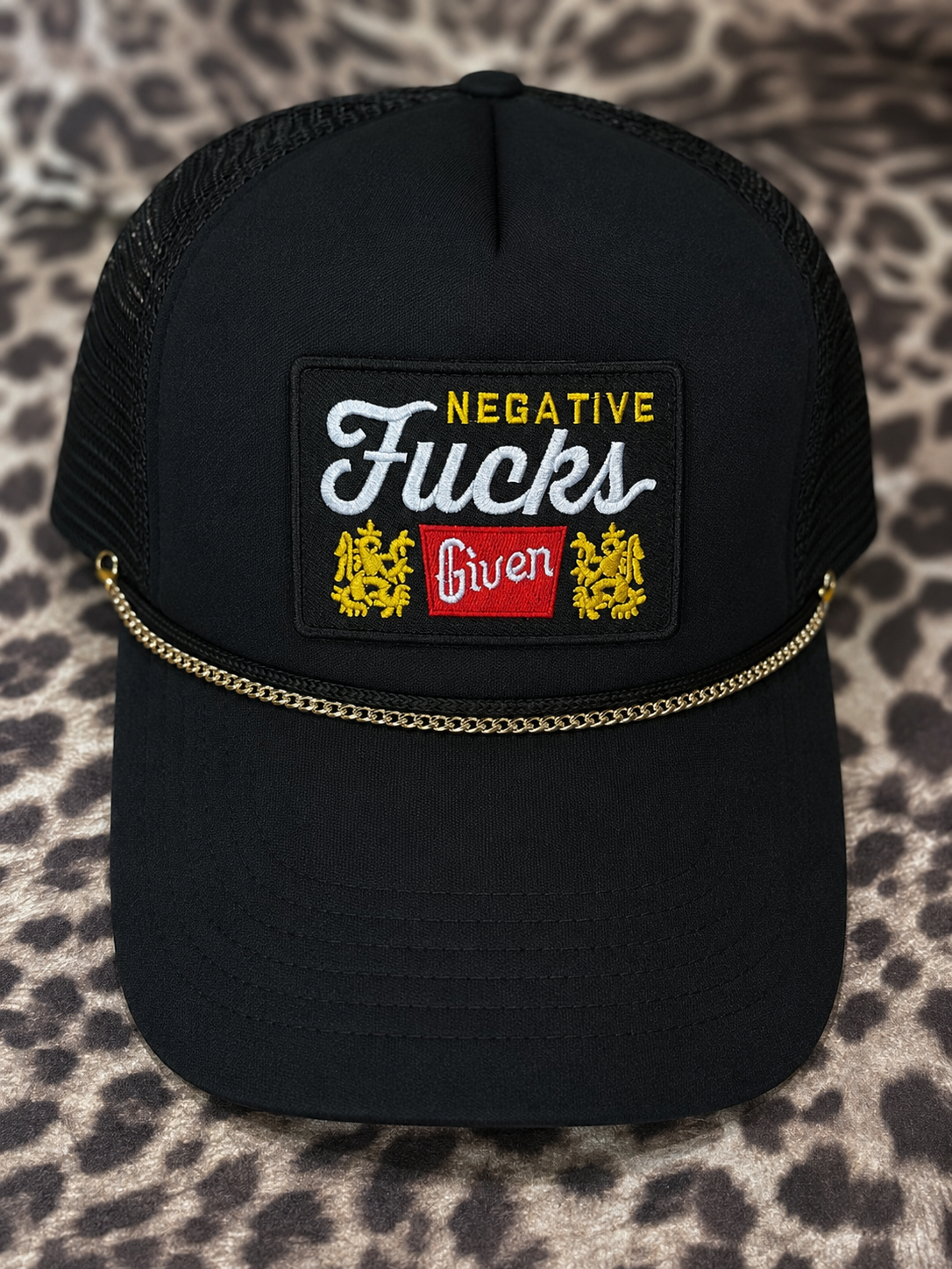 Negative F**ks Given Custom Hat