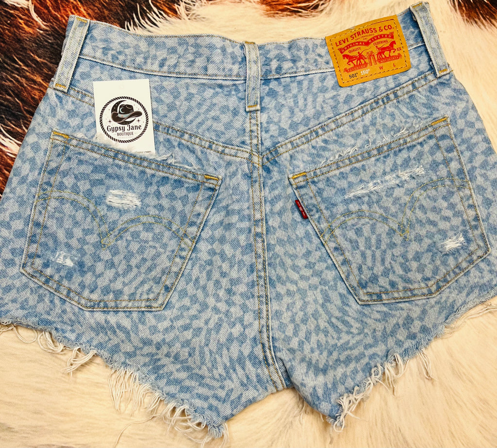 Distressed 501 Anniversary Edition Levi 501 Shorts