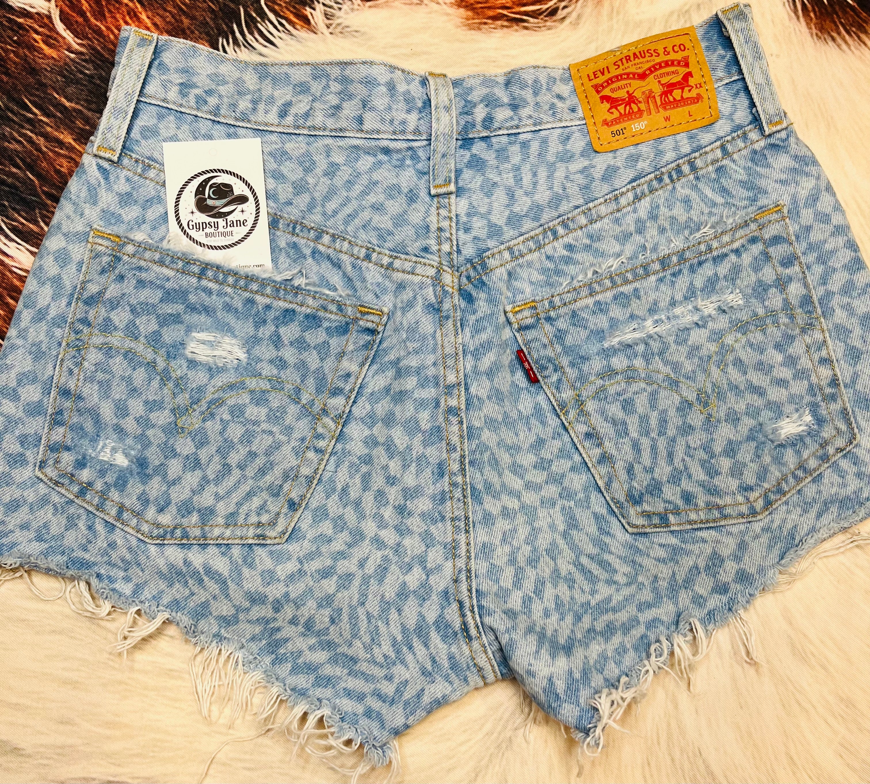 Distressed 501 Anniversary Edition Levi 501 Shorts