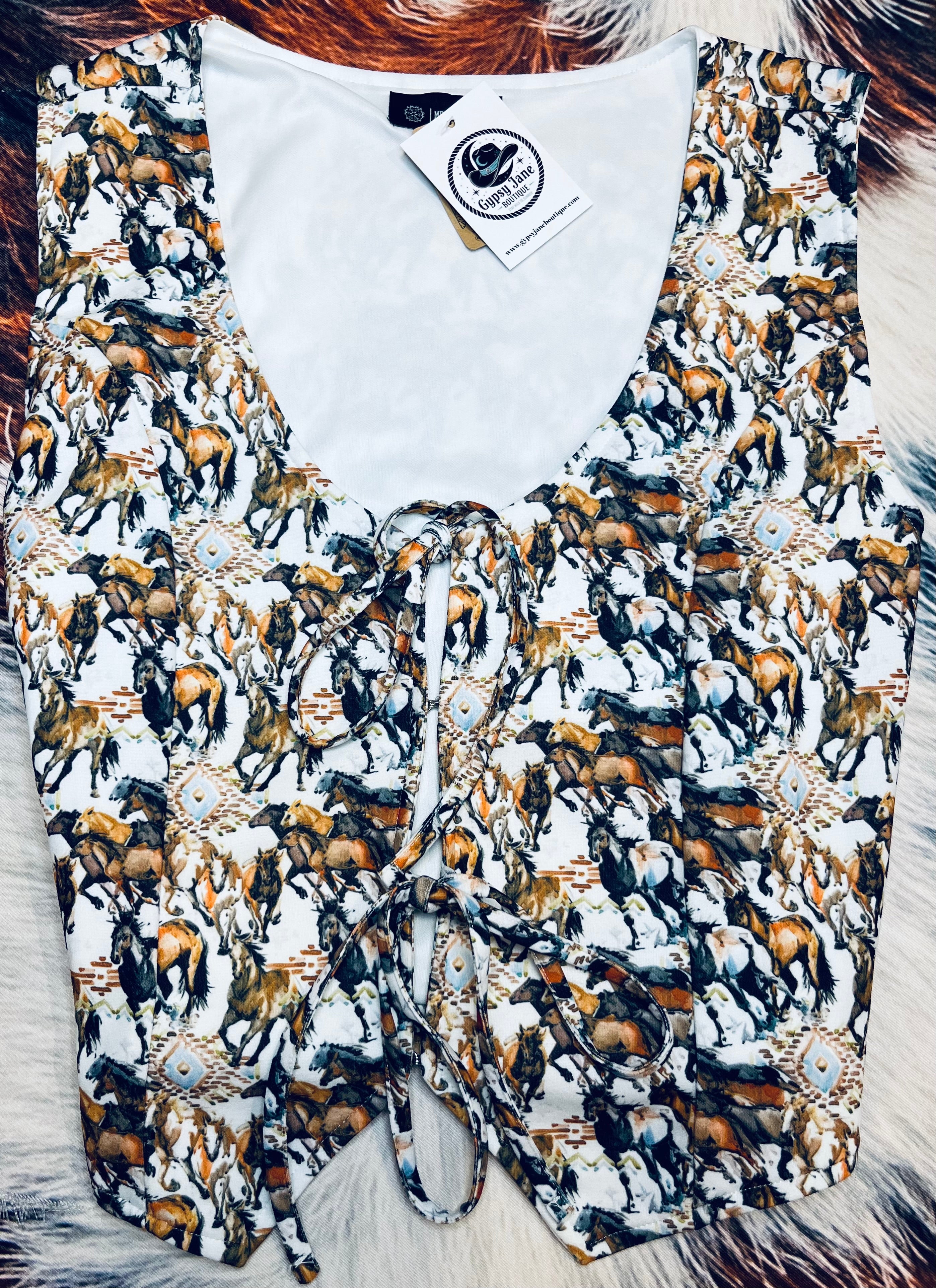 Western Front Tie Vest