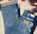 Wrangler Acid-Wash High Rise Bootcut Jeans