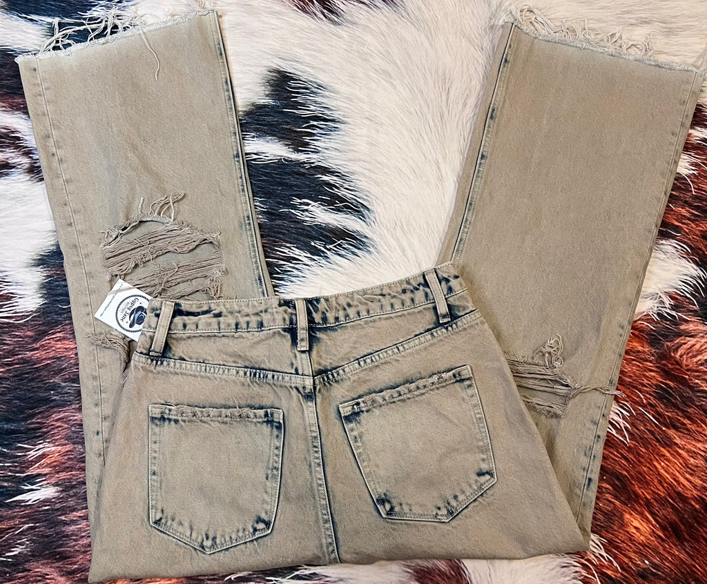 Vervet by Flying Monkey 90's Vintage Super High-Rise Flare Jeans
