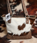 Trinity Ranch Genuine Hair-On Cowhide Conceal Carry Bag