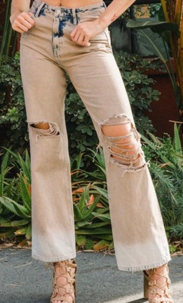 Vervet by Flying Monkey 90's Vintage Super High-Rise Flare Jeans