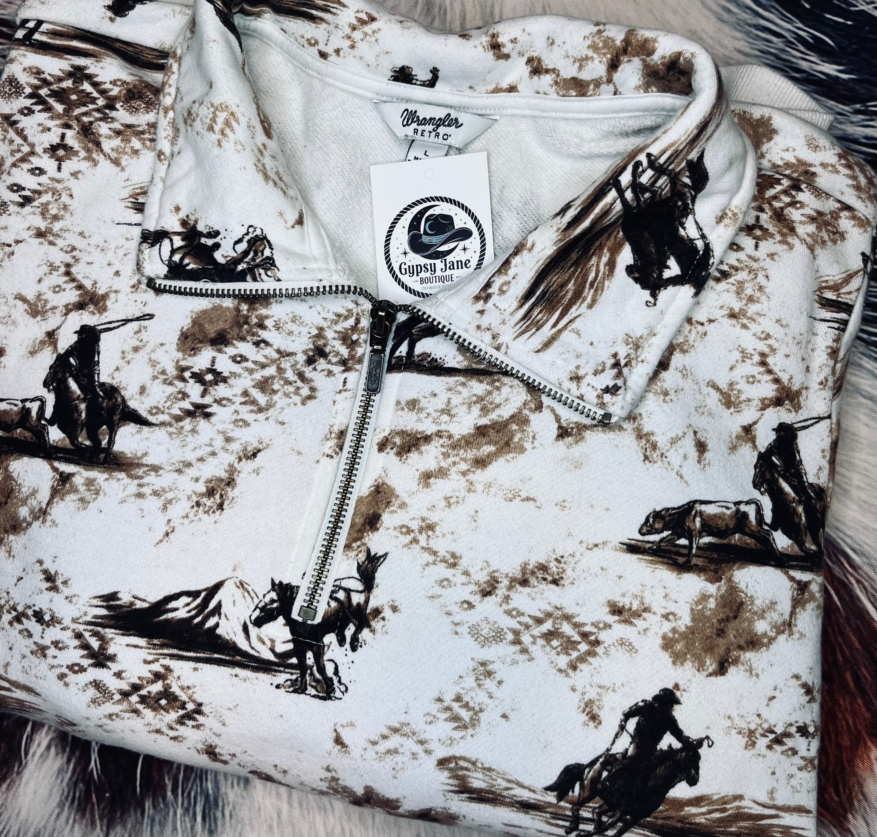 Wrangler Western Quarter Zip