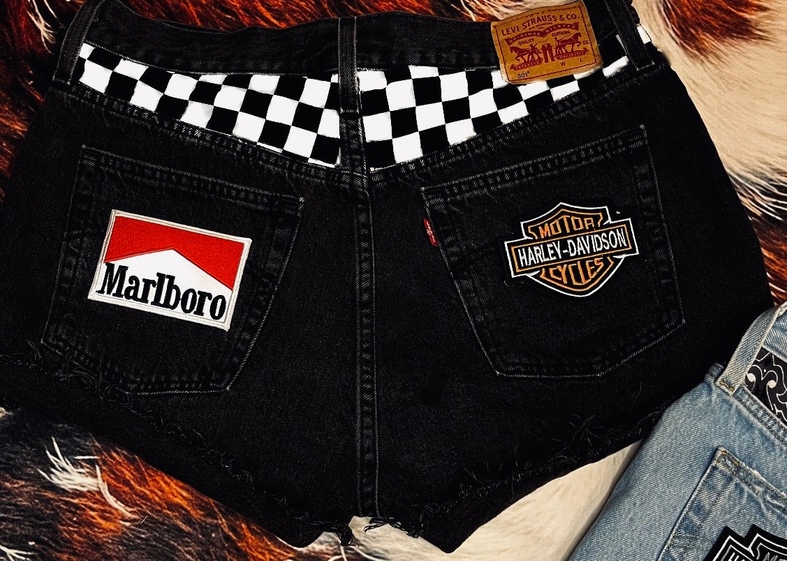 Custom Marlboro/Harley Shorts