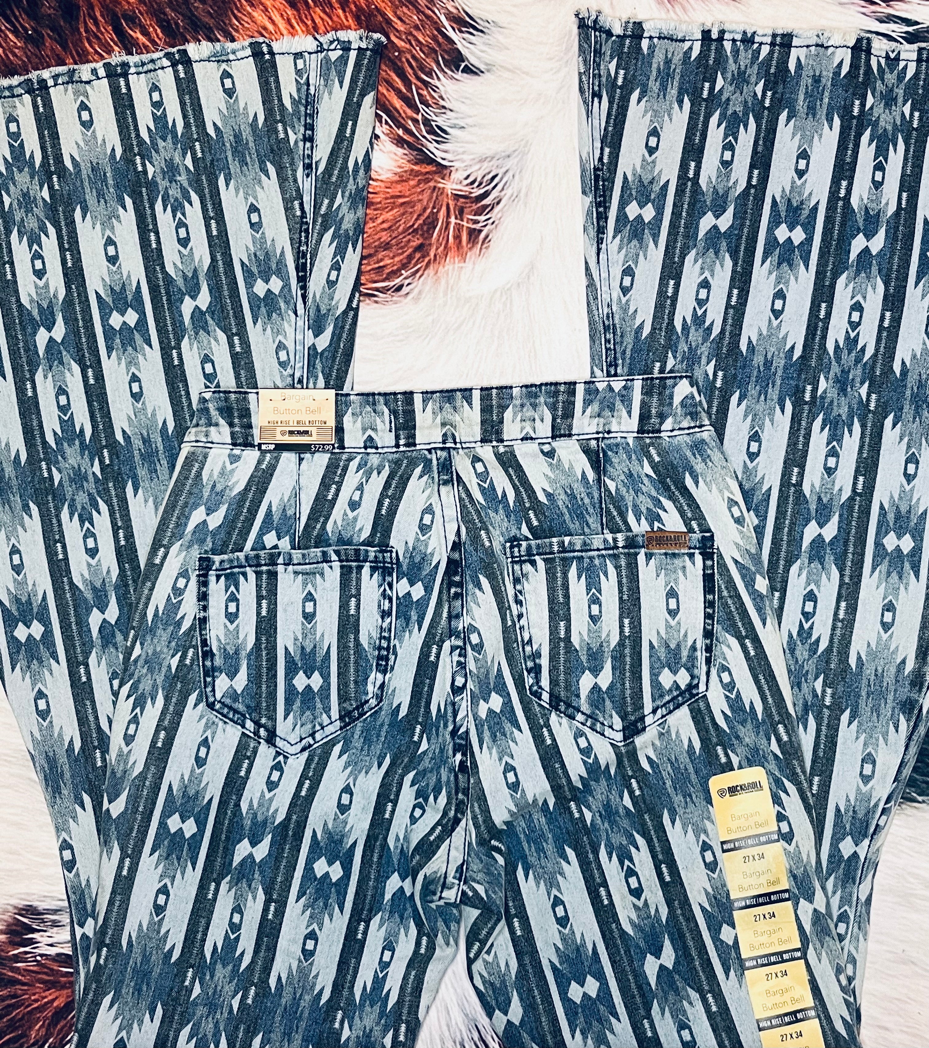 Rock & Roll Denim High Rise Flares