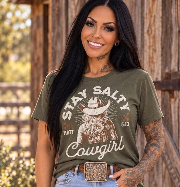 Stay Salty Cowgirl Graphic