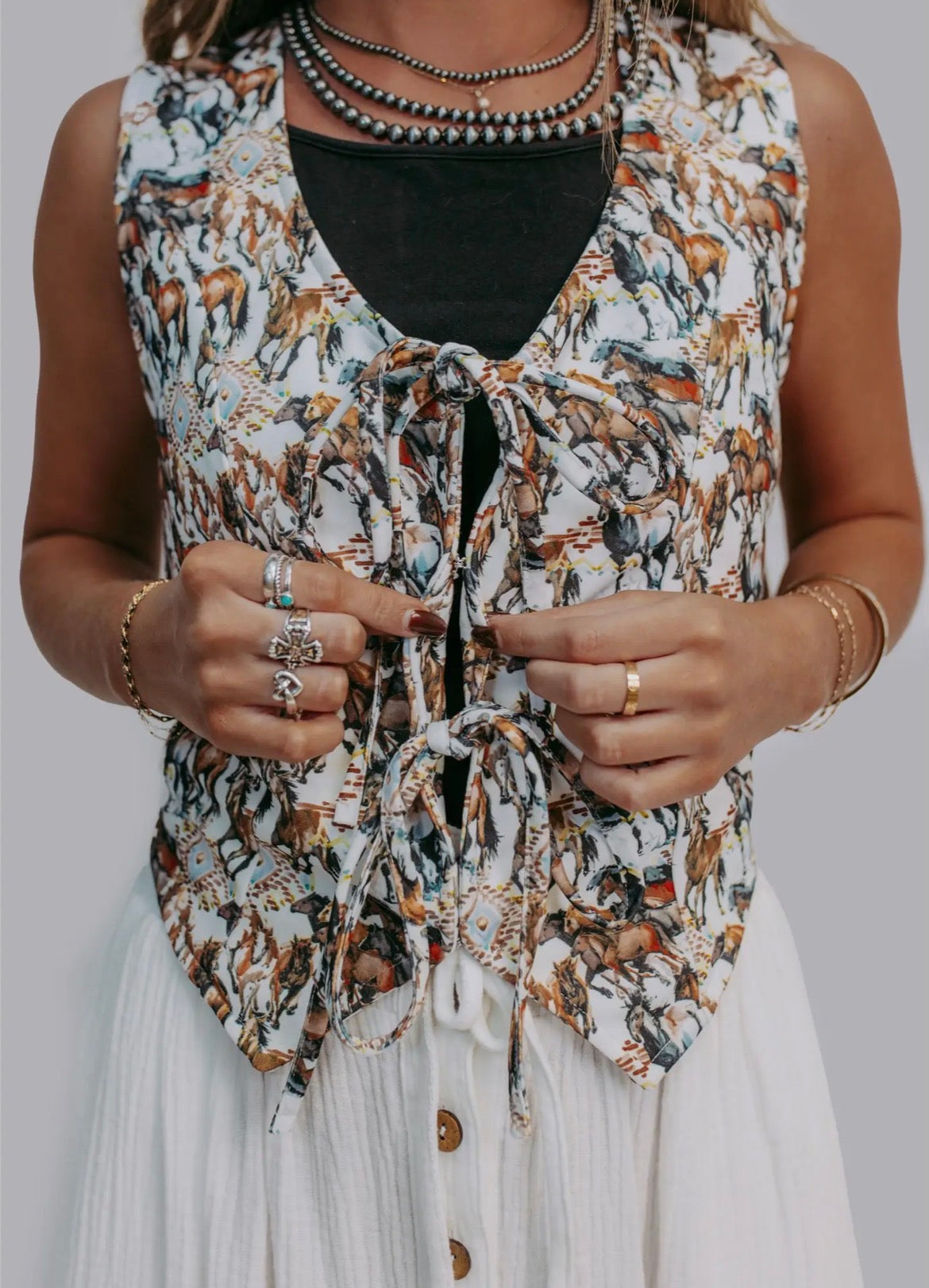 Western Front Tie Vest