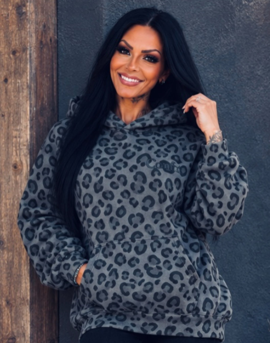 Leopard Comfrt Hoodie