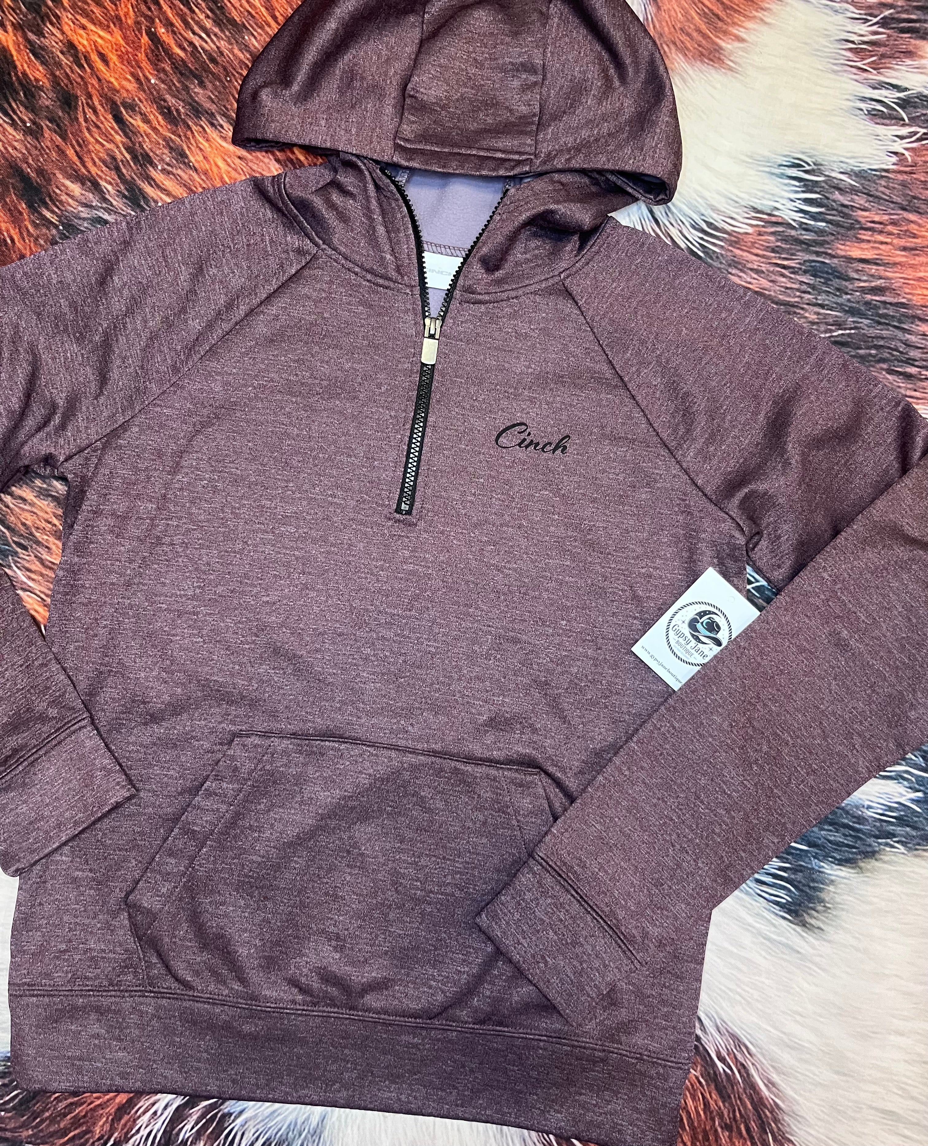 Cinch Quarter Zip Fleece Hoodie