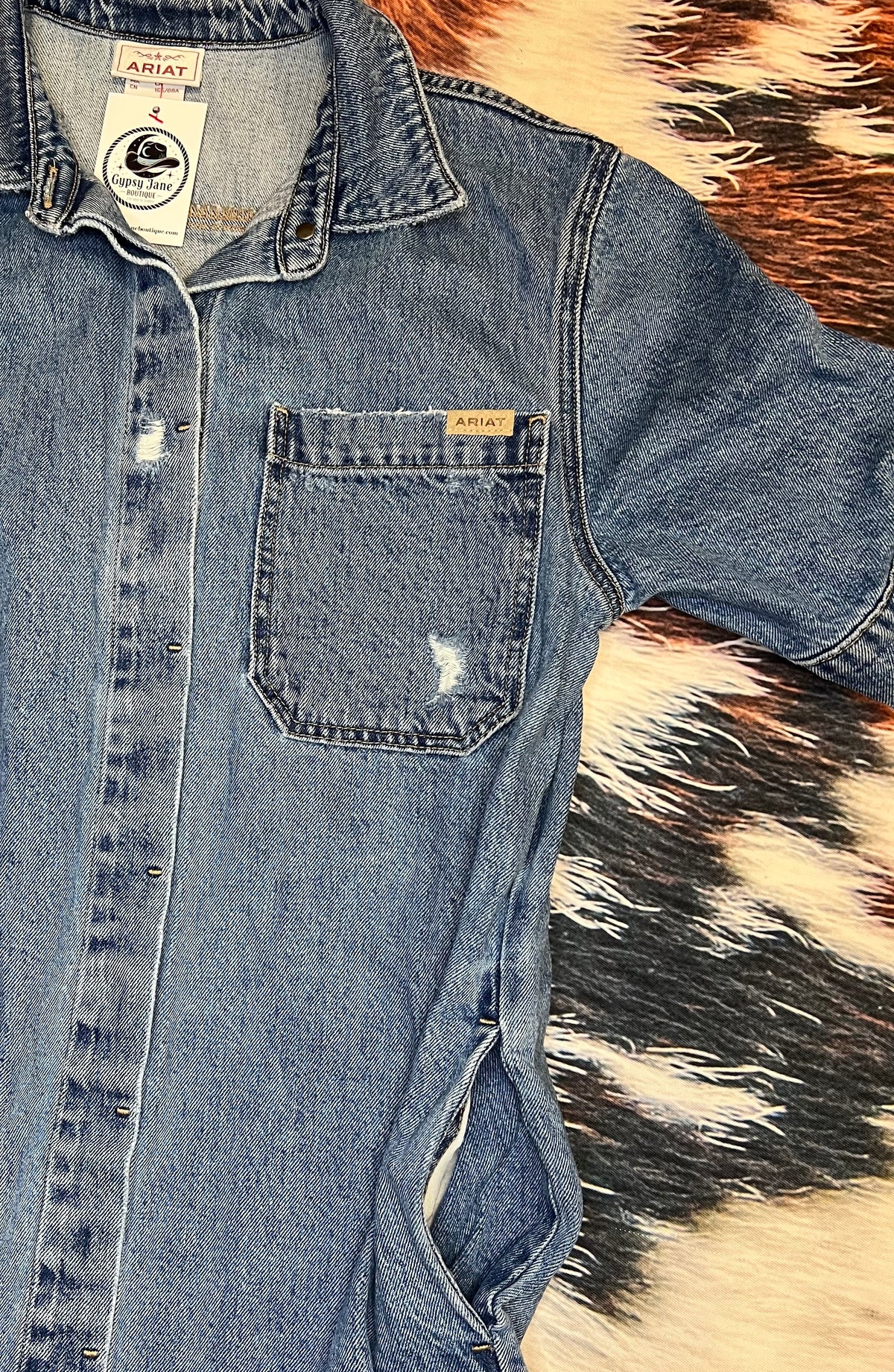 The Wild Heart Ariat Denim Mini Dress