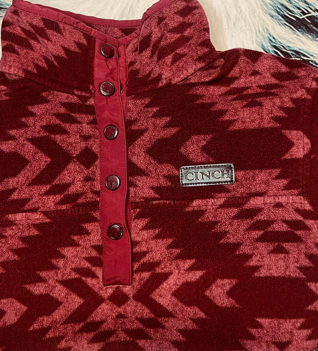 Cinch Aztec Fleece Pullover