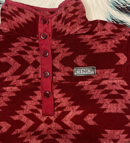 Cinch Aztec Fleece Pullover