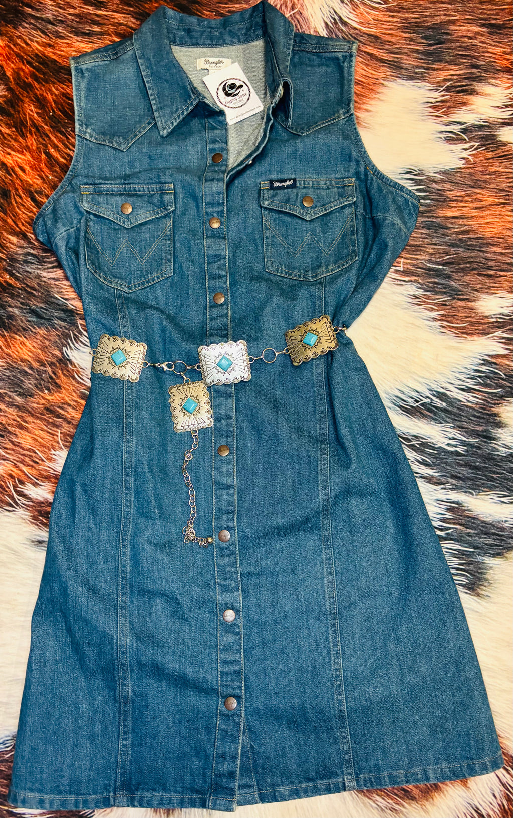 Wrangler Pearlsnap Denim Dress
