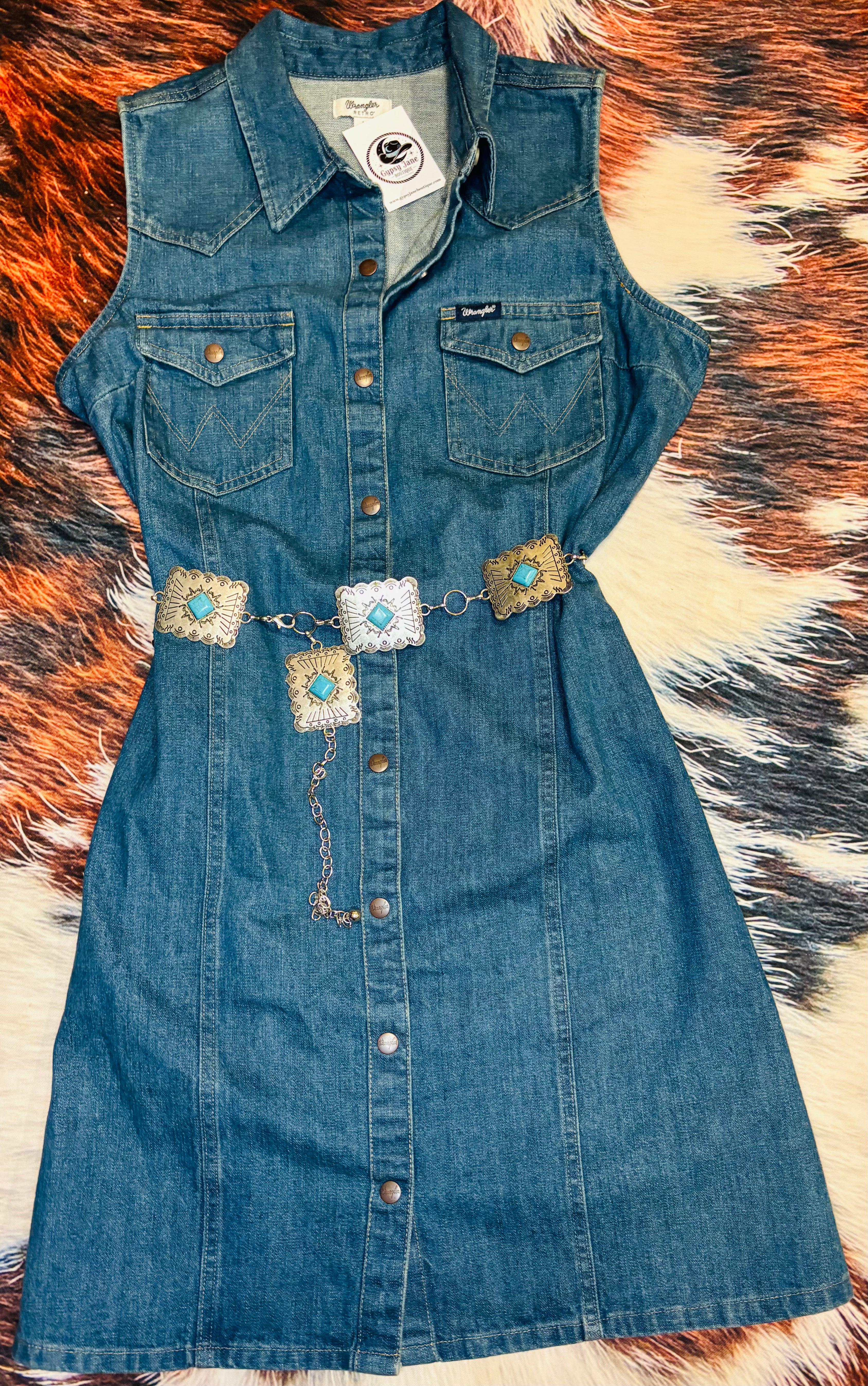 Wrangler Pearlsnap Denim Dress